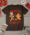 Funny Gingerbread Cookies School Nurse Did You Try Icing It T-Shirt