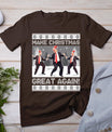 Santa Trump Dance Make Christmas Great Again Ugly Sweater T-Shirt