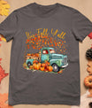 It's Fall Y'All Pumpkin Truck Autumn Tree Fall Thanksgiving T-Shirt