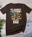 Father Veterans Day My Favorite Veteran Is My Dad For Kids T-Shirt