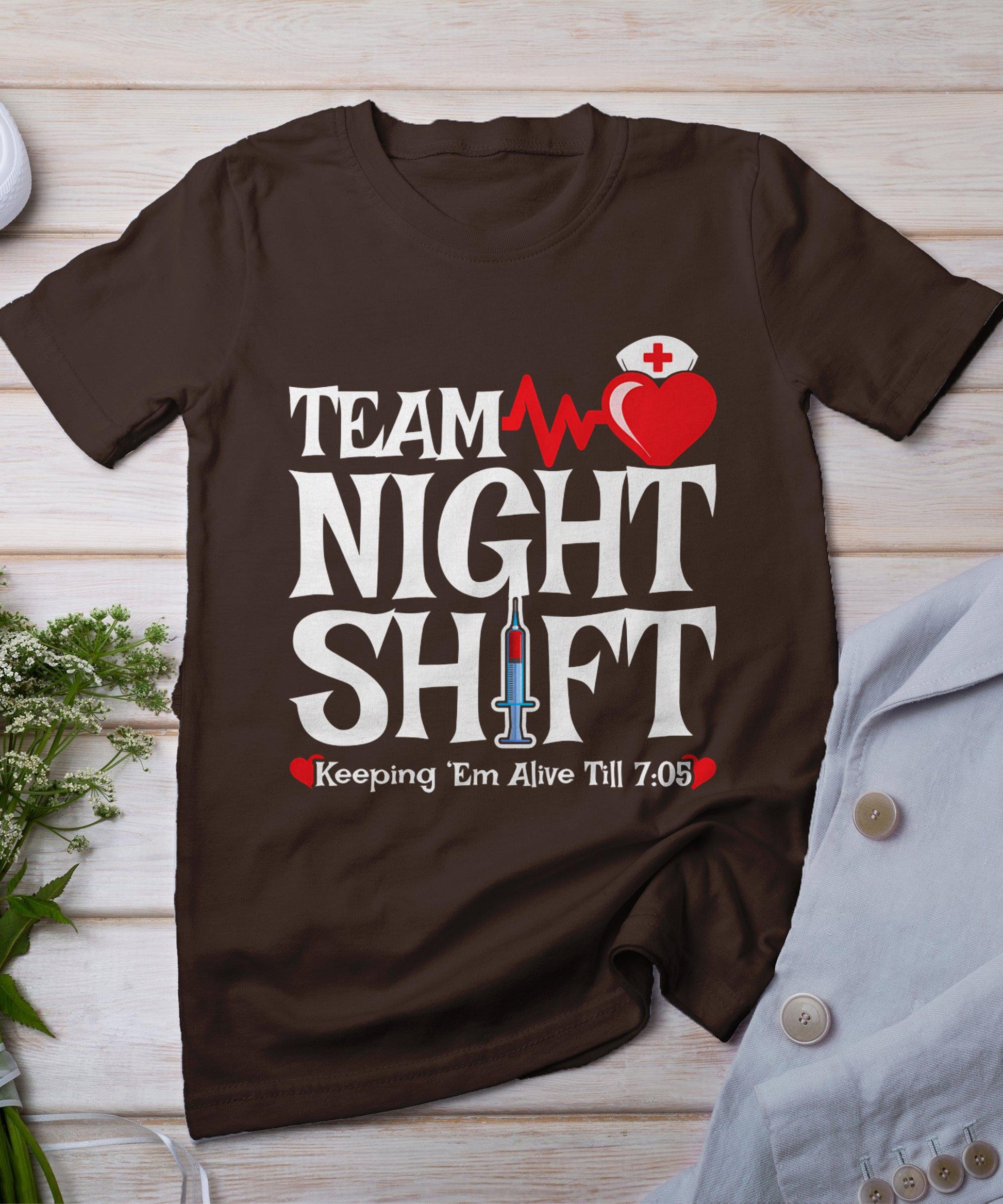 Nurse Appreciation - Team Night Shift - Night Shift Nurse T-Shirt