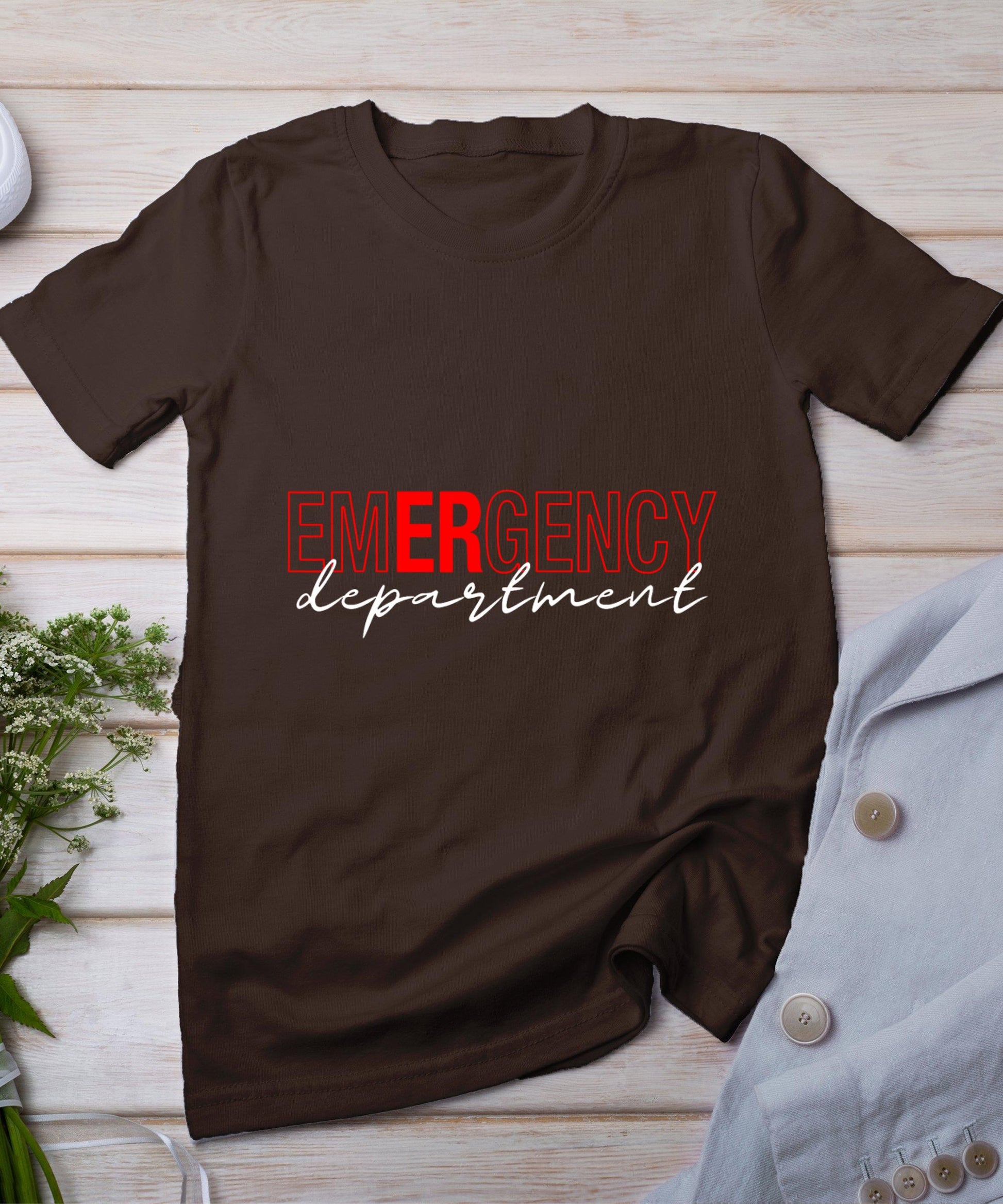 Emergency Room Er Rn Nurse Department Healthcare Nursing T-Shirt