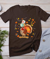 Thanksgiving Scrub Tops Women Turkey Nurse Holiday Nursing T-Shirt