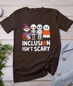 Inclusion Isn't Scary Slp Halloween Sped Teacher Ghost Mummy T-Shirt