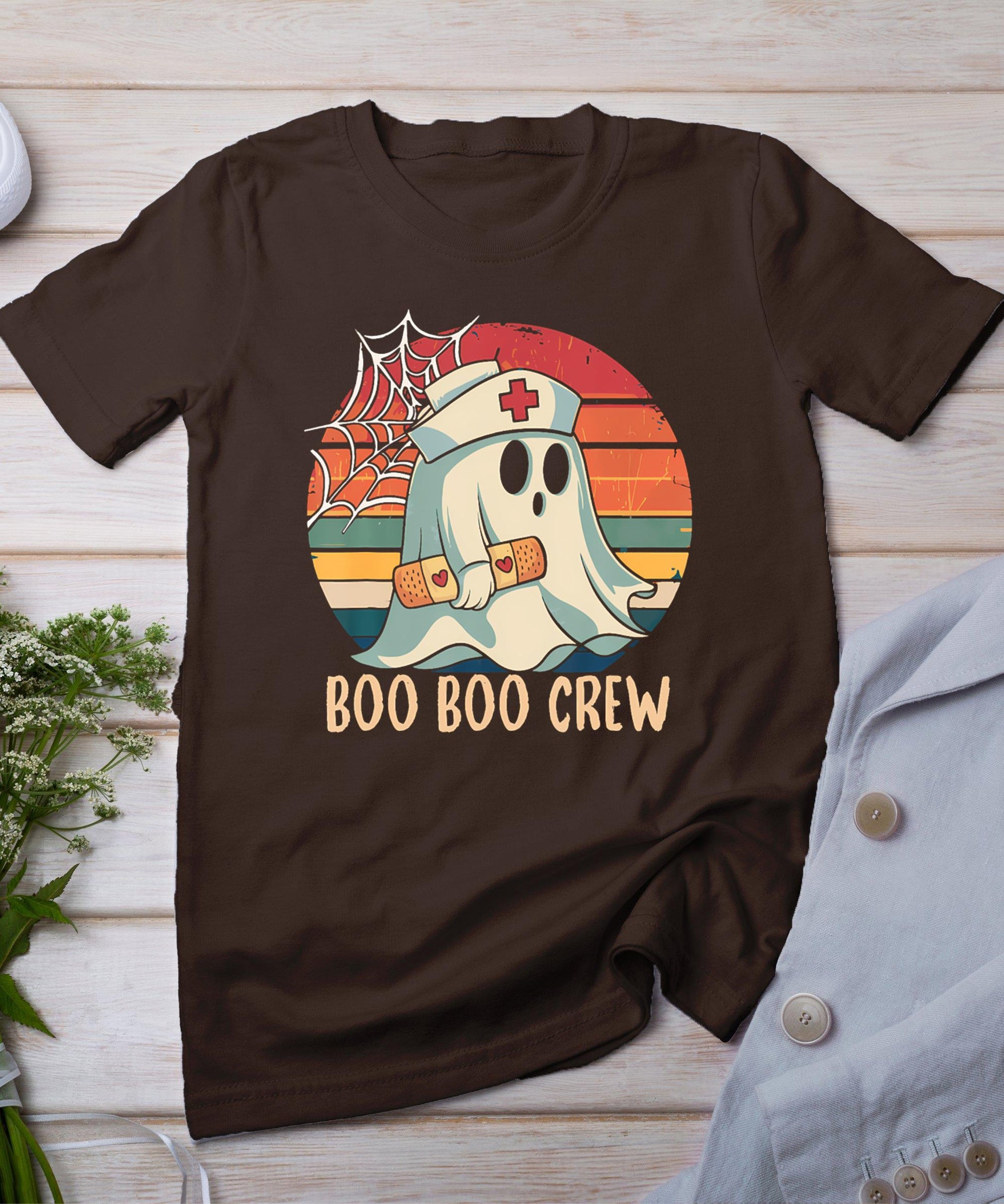 Boo Boo Crew For Nurse Halloween Nursing T-Shirt