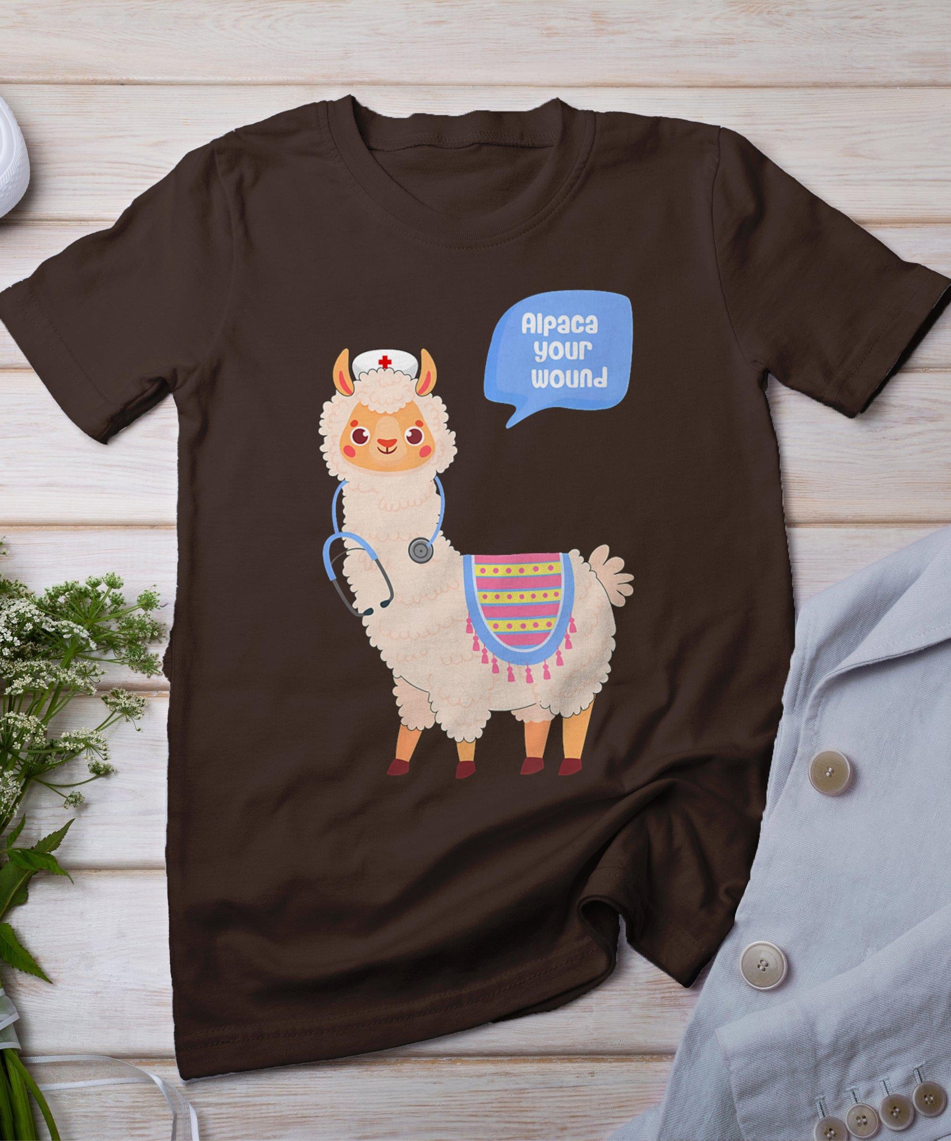 Alpaca Your Wound Cute Llama Wound Care Nurse Gift T-Shirt