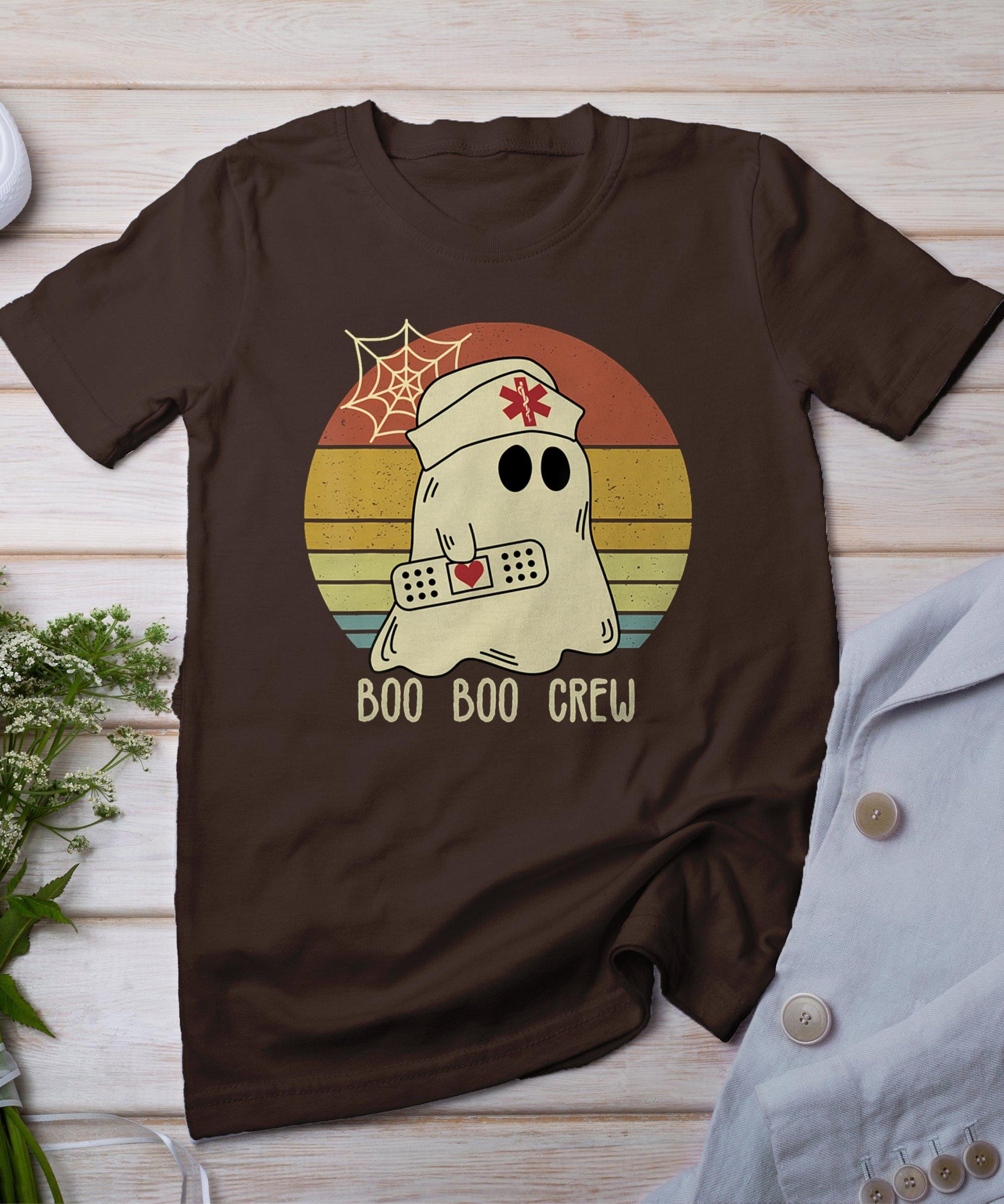 Boo Boo Crew Nurse Shirts Halloween Nurse Shirts For Women T-Shirt