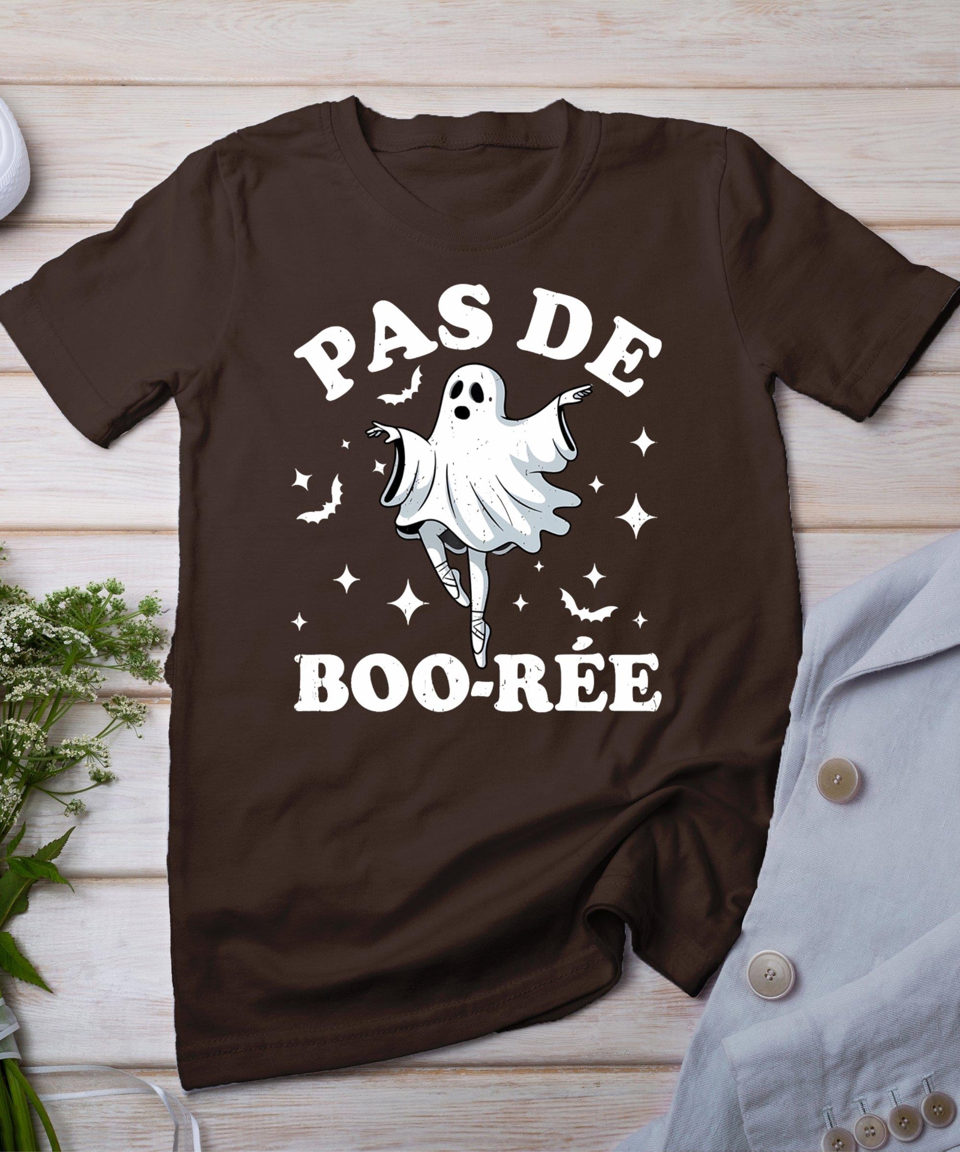 Halloween Dance Teacher Pas De Boo-Re Dancing Ghost Ballet T-Shirt