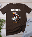 Turkey Moo Funny Thanksgiving Long Sleeve T-Shirt