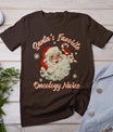 Santa's Favorite Oncology Nurse Vintage Christmas Chemo T-Shirt