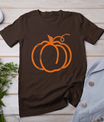 Fall Pumpkin Cute Thanksgiving Autumn Buffalo Plaid Pumpkin T-Shirt