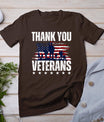 Thank You Veterans Day Memorial Day Partiotic Military Usa T-Shirt