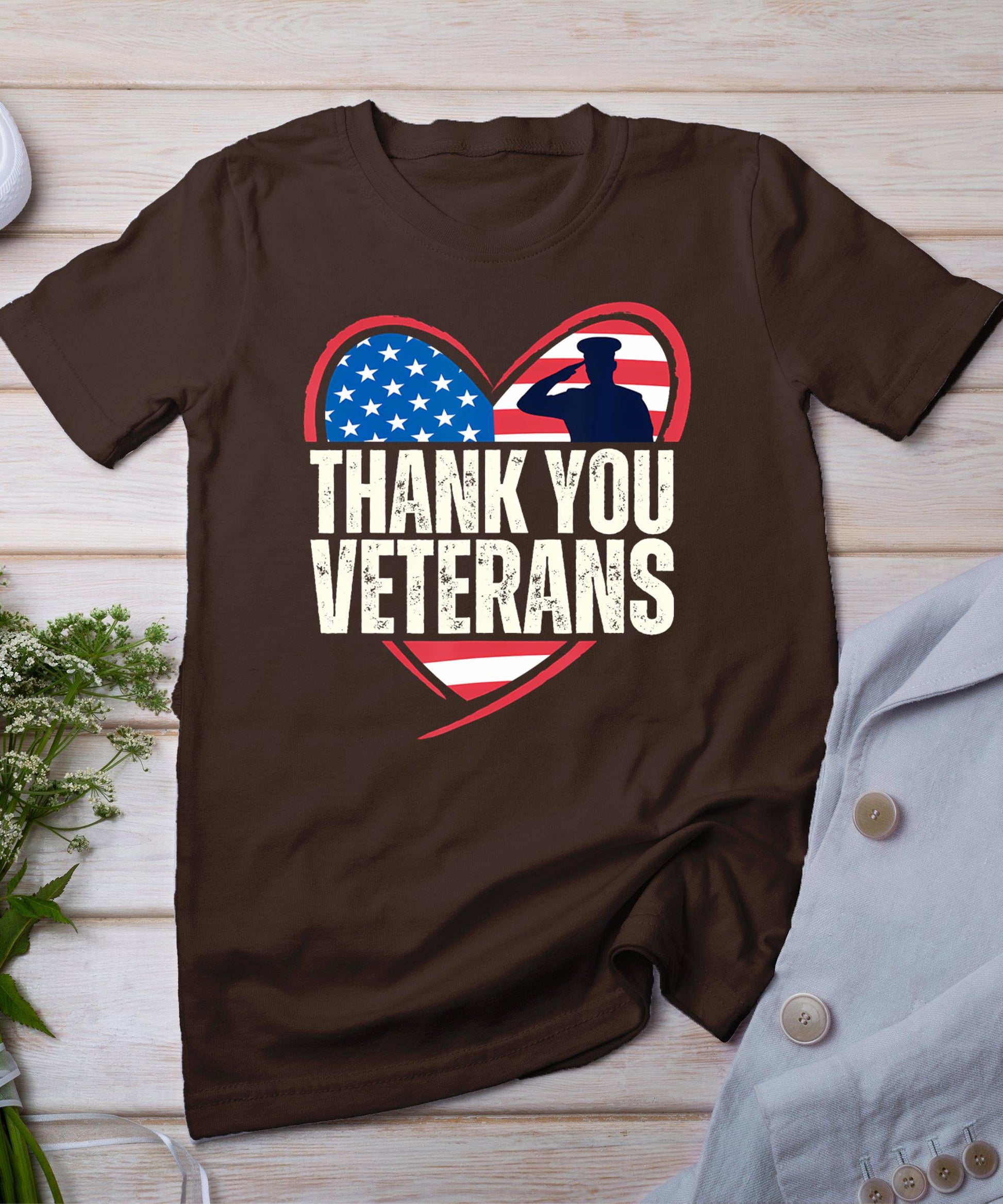 Thank You Veterans Day Memorial Day Partiotic Military Usa T-Shirt