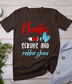 Phlebotomist Needles Scrubs Gloves Phlebotomy Tech Nurse T-Shirt