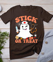 Stick Or Treat Nurse Funny Halloween Costume T-Shirt