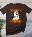 Groovy Spooky Nurse Retro Halloween Nurse Fall Scrub Women T-Shirt