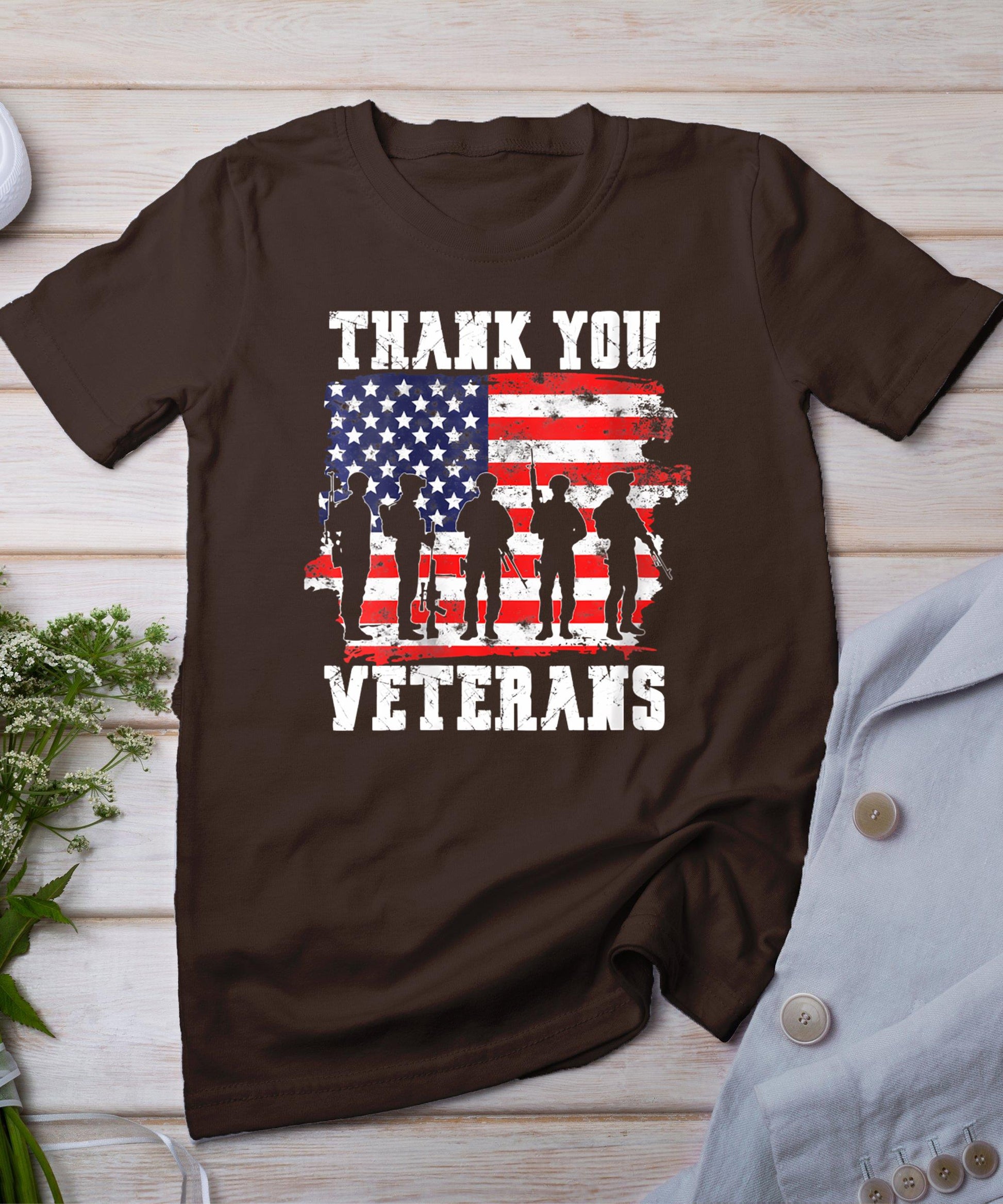 Womens Thank You Veterans For Veterans Day T-Shirt