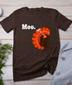 Turkey Moo Funny Thanksgiving T-Shirt