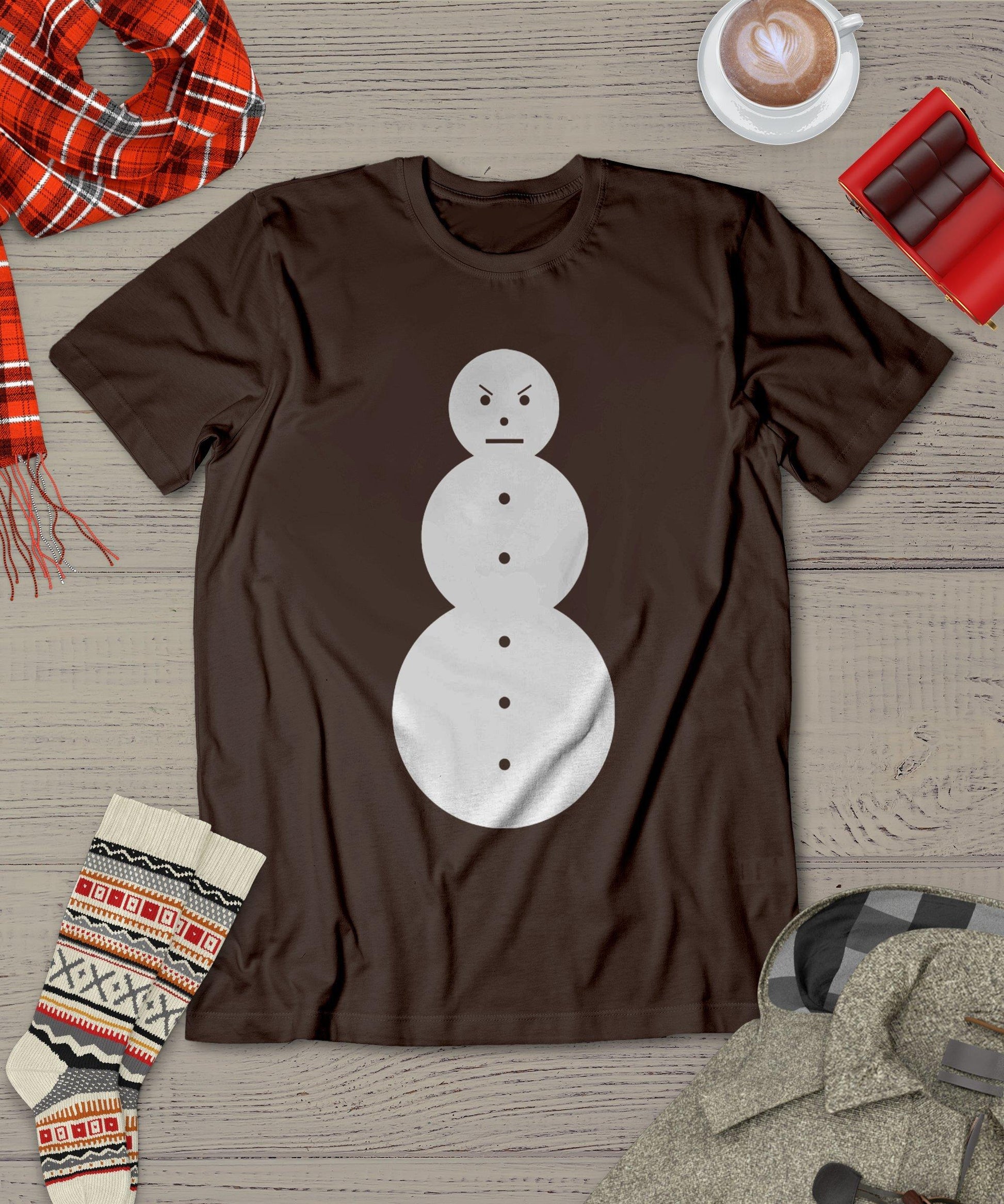 Funny Angry Snowman Shirt - The Jeezy Snowman T-Shirt