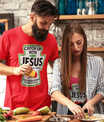 Catch Up With Jesus Ketchup Religious Christian T-Shirt