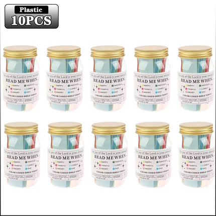 Bible Verses Jar for Emotions and Feelings Bible Verses in a Jar Bible Verses Savings Jar Comfort in God'S Word Storage Jar