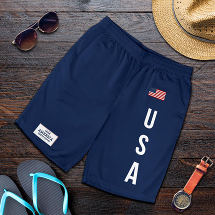 Men'S USA MAGA Shorts