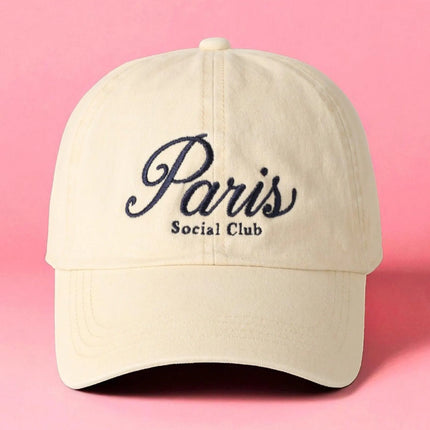 Paris Social Club Baseball Cap