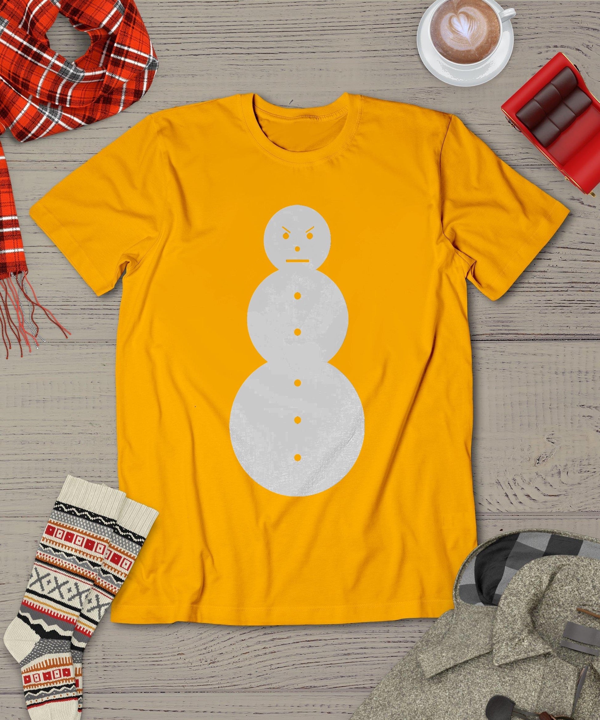 Funny Angry Snowman Shirt - The Jeezy Snowman T-Shirt