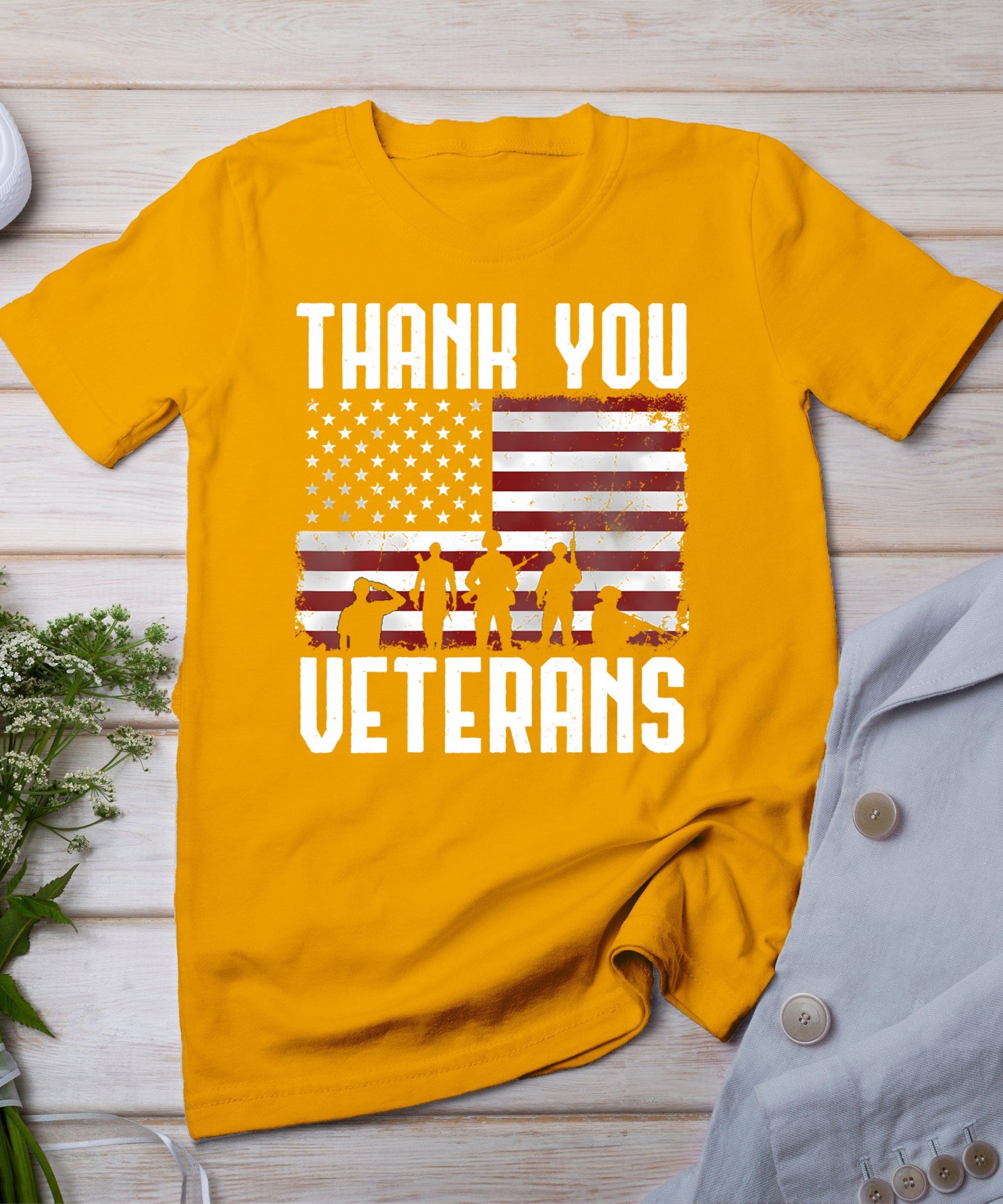 Veterans Day Gifts Thank You Veterans Proud T-Shirt