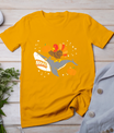 Thanksgiving Turkey Riding Shark Funny Boys Kids Toddler T-Shirt