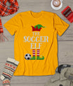 Soccer Elf Family Matching Christmas Group Elf Pajama Gift T-Shirt