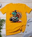 Thanksgiving Shirts Boys Kids Dinosaur T Rex Monster Truck T-Shirt