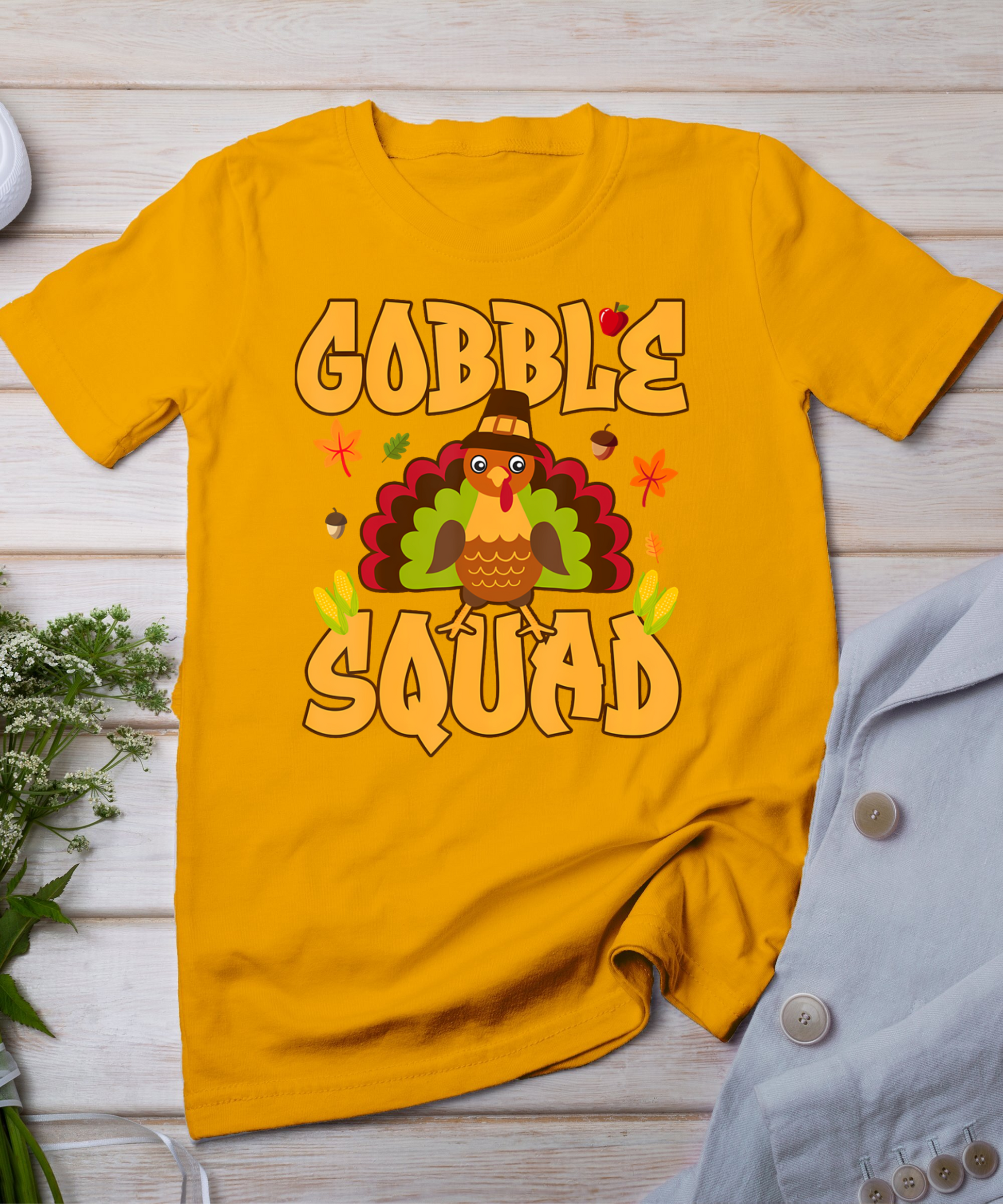 Gobble Squad Turkey Design - Gobble Squad T-Shirt