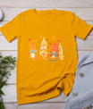 Thanksgiving Nurse Gnomes Fall Scrub Top Autumn Rn Women T-Shirt