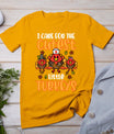 Care For Little Turkeys Nurse Fall Thanksgiving Scrub Top T-Shirt