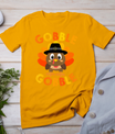 Cute Gobble Gobble Turkey Pilgrim Little Boys Thanksgiving T-Shirt