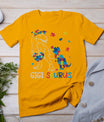 Gigi Saurus Autism Awareness Autistic Dinosaur Family T-Shirt