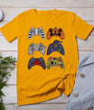 Halloween Skeleton Zombie Gaming Controllers Mummy Boys Kids T-Shirt