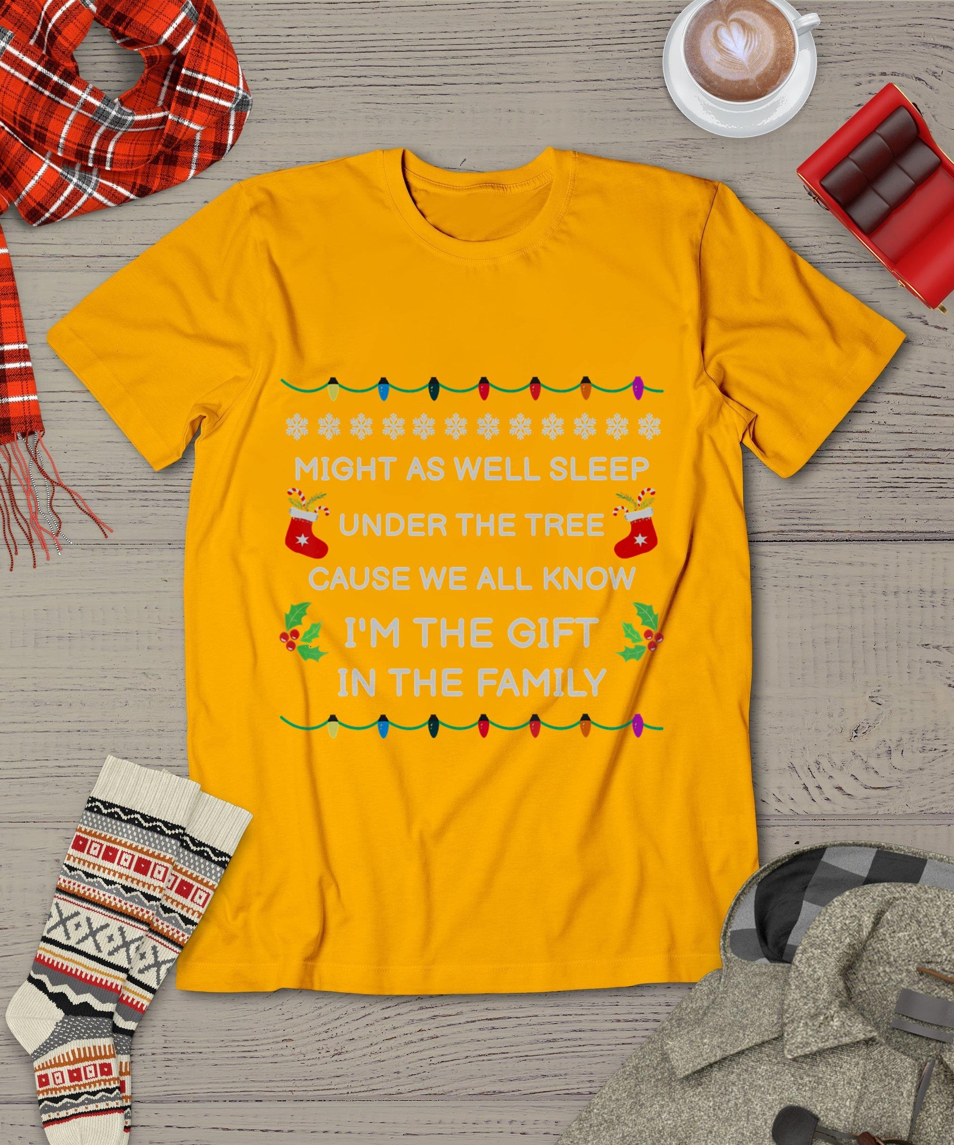 Christmas Humor Men Women Favorite Person Funny Christmas T-Shirt