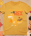 Turkeysaurus Rex Dab Turkey Dino Toddler Boys Thanksgiving T-Shirt