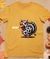 Turkey Moo Funny Thanksgiving T-Shirt