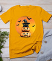 Halloween Cat Black Cat Halloween Scary Cat Angry Cat Funny T-Shirt