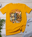 Fall Teacher Retro Teacher Life Autumn Thanksgiving Womens T-Shirt