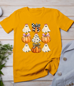 Cute Coquette Bows Ghost Pumpkin Season Halloween Autumn T-Shirt