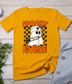 Groovy Spooky Nurse Retro Halloween Nurse Fall Scrub Women T-Shirt