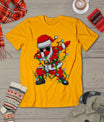 Dabbing Santa Xmas Lights Girls Boys Kids Christmas Gifts T-Shirt