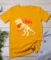 Halloween Shirt For Kids Toddler Skeleton Dinosaur Trex Boys T-Shirt