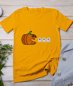 Funny Halloween Pumpkin Eating Ghost Gamer Men Women Kids T-Shirt