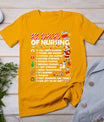 Nurses Merry Christmas Funny 12 Days Of Nursing Xmas Women T-Shirt