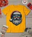 Santa Face Retro Sunglasses Christmas Xmas Men Women Kids T-Shirt